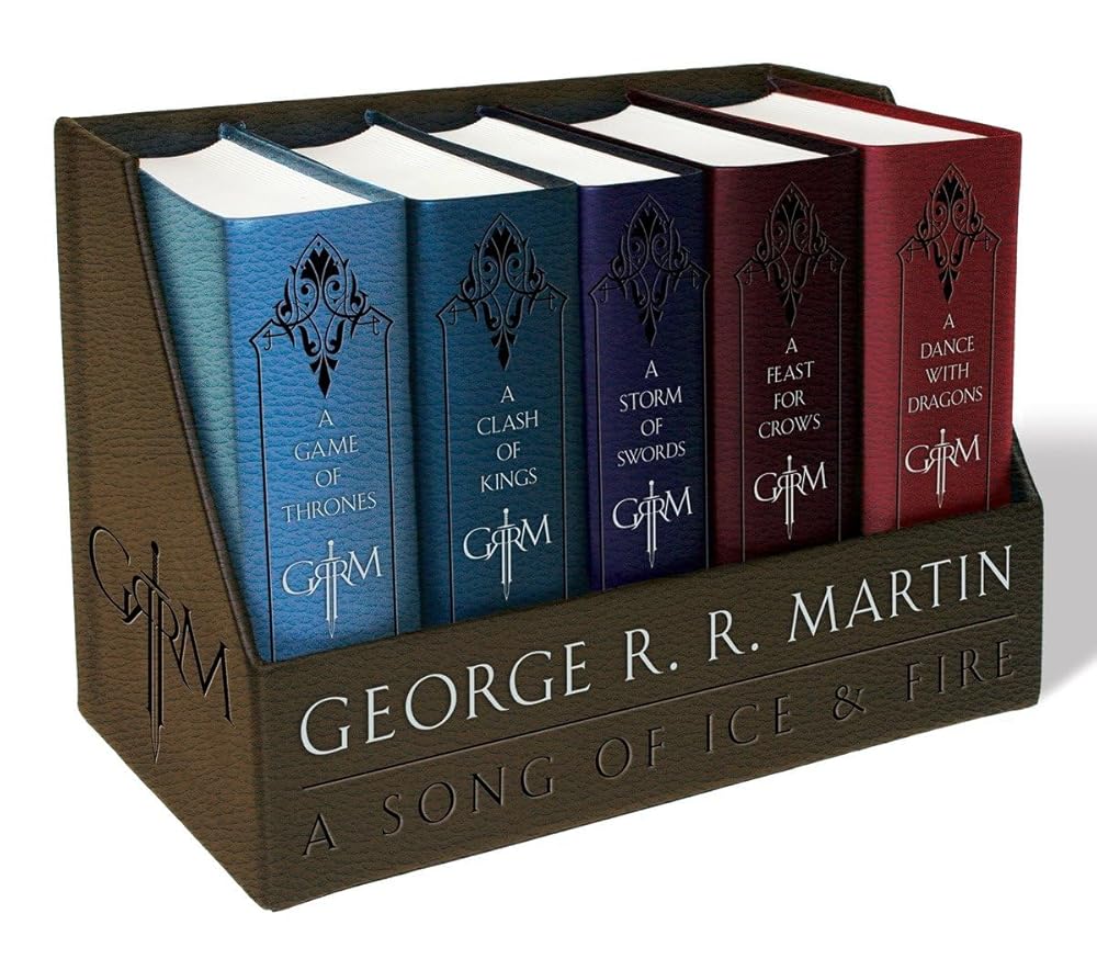 A Game of Thrones / A Clash of Kings / A Storm of Swords / A Feast for Crows / A Dance with Dragons (Song of Ice and Fire Series) (A Song of Ice and Fire) Set of 5 books, Pack of 5 cover image