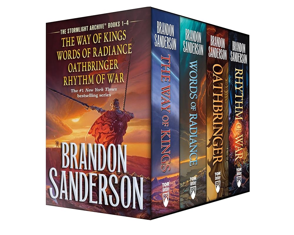 Stormlight Archives HC Box Set 1-4: The Way of Kings, Words of Radiance, Oathbringer, Rhythm of War cover image