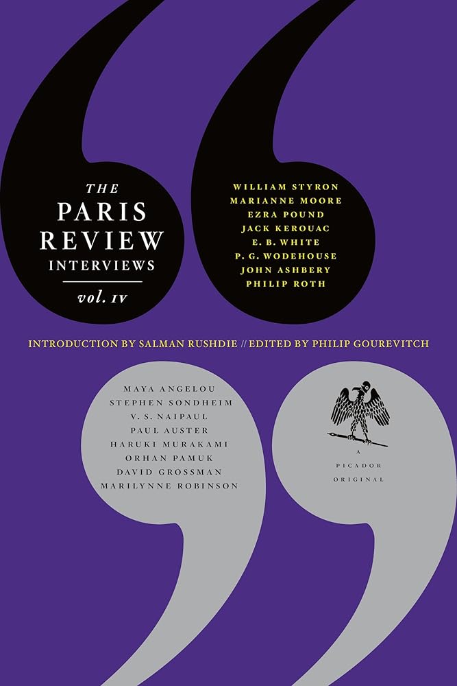 The Paris Review Interviews, IV cover image