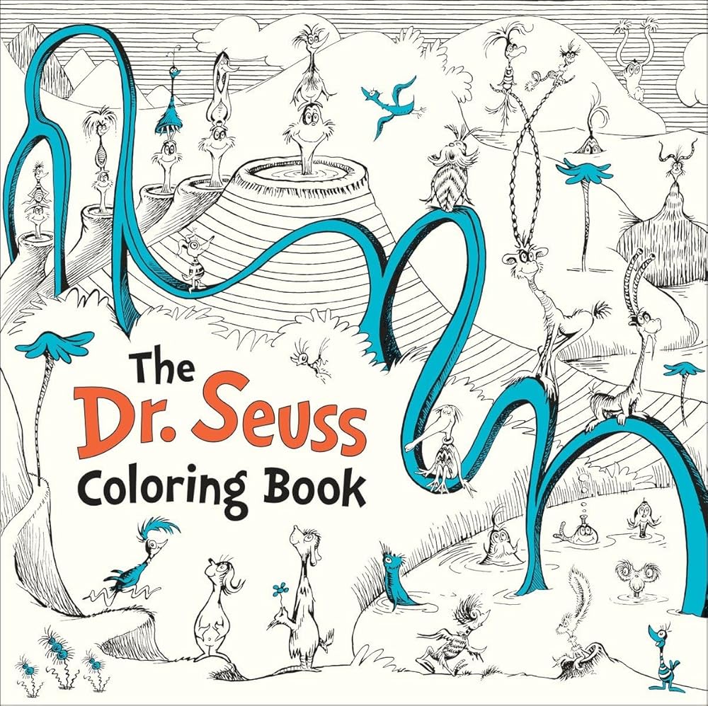 The Dr. Seuss Coloring Book cover image