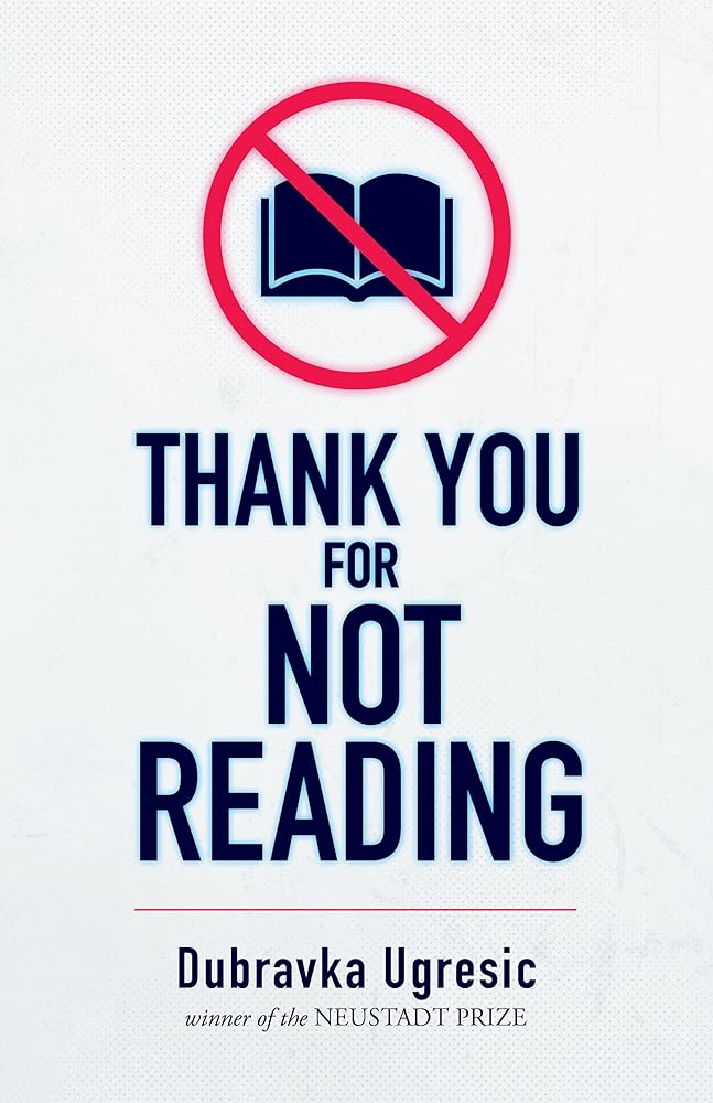 Thank You for Not Reading cover image